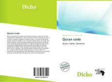 Bookcover of Quran code