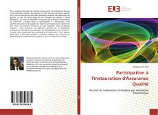 Copertina di Participation à l'Instauration d'Assurance Qualité