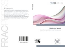 Buchcover von Hecatera weissi