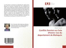 Portada del libro de Conflits fonciers en Cote d'Ivoire: Cas du departement de Blolequin
