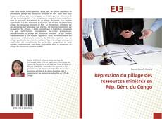 Buchcover von Répression du pillage des ressources minières en Rép. Dém. du Congo