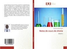 Portada del libro de Notes de cours de chimie