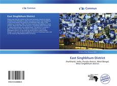 East Singhbhum District kitap kapağı