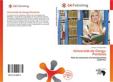 Université de Cergy-Pontoise kitap kapağı