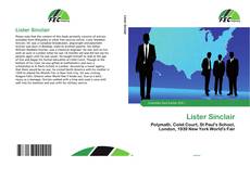 Lister Sinclair kitap kapağı
