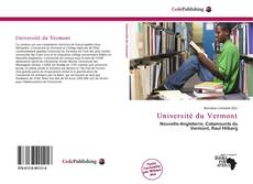 Université du Vermont kitap kapağı