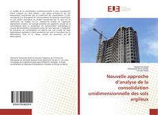 Copertina di Nouvelle approche d’analyse de la consolidation unidimensionnelle des sols argileux