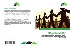 Klaus Bonhoeffer kitap kapağı