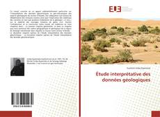 Capa do livro de Étude interprétative des données géologiques 