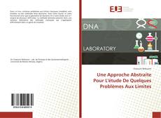 Buchcover von Une Approche Abstraite Pour L'étude De Quelques Problèmes Aux Limites