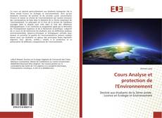 Copertina di Cours Analyse et protection de l'Environnement