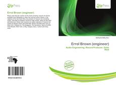 Errol Brown (engineer) kitap kapağı