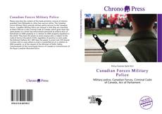 Capa do livro de Canadian Forces Military Police 