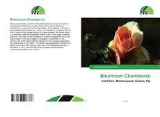 Blechnum Chambersii kitap kapağı