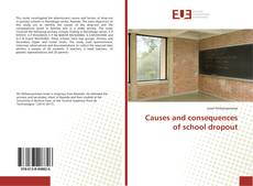 Buchcover von Causes and consequences of school dropout