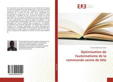 Copertina di Optimisation de l'automatisme de la commande vanne de tête