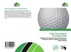 1958 Titleholders Championship kitap kapağı