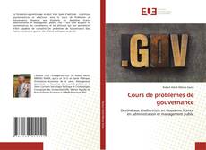Capa do livro de Cours de problèmes de gouvernance 