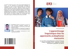 Capa do livro de L'apprentissage linguistique chez les apprenants arabophones marocains 