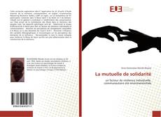 Bookcover of La mutuelle de solidarité