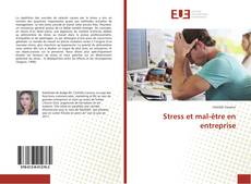 Stress et mal-être en entreprise kitap kapağı