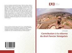 Couverture de Contribution à la réforme du droit foncier Sénégalais