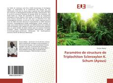 Bookcover of Paramètre de structure de Triplochiton Scleroxylon K. Schum (Ayous)
