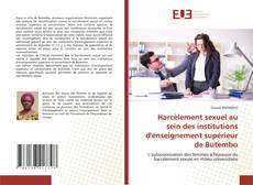 Copertina di Harcèlement sexuel au sein des institutions d'enseignement supérieur de Butembo