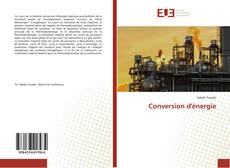 Buchcover von Conversion d'énergie