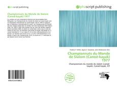 Championnats du Monde de Slalom (Canoë-kayak) 1977 kitap kapağı