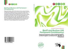 Capa do livro de Banff and Buchan (UK Parliament Constituency) 