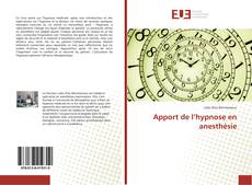 Capa do livro de Apport de l’hypnose en anesthésie 