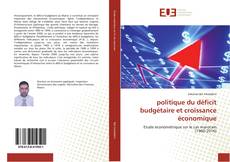 Portada del libro de politique du déficit budgétaire et croissance économique