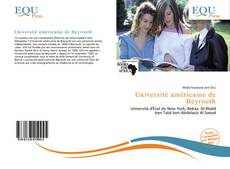 Université américaine de Beyrouth kitap kapağı