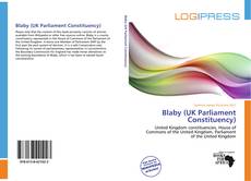 Blaby (UK Parliament Constituency) kitap kapağı