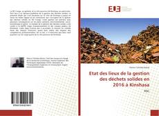 Copertina di Etat des lieux de la gestion des déchets solides en 2016 à Kinshasa