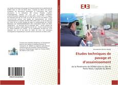 Copertina di Etudes techniques de pavage et d’assainissement