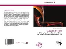 Capa do livro de Agustin Casime 