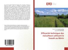 Copertina di Efficacité technique des riziculteurs utilisant le Sawah au Bénin