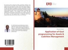 Bookcover of Application of Goal programming for Assets & Liabilities Management