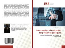 Copertina di Introduction à l’évaluation des politiques publiques
