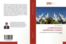 Buchcover von Le dilemme de la prolifération nucléaire