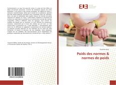 Buchcover von Poids des normes & normes de poids