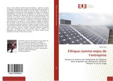Copertina di Éthique comme enjeu de l’entreprise