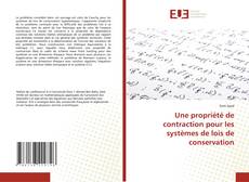 Copertina di Une propriété de contraction pour les systèmes de lois de conservation