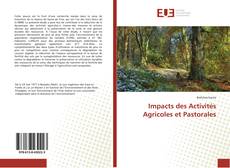 Copertina di Impacts des Activités Agricoles et Pastorales