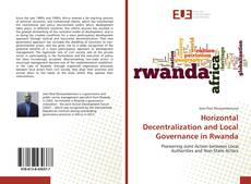 Buchcover von Horizontal Decentralization and Local Governance in Rwanda
