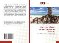 POUR UNE RÉALITÉ DÉMOCRATIQUE EN AFRIQUE kitap kapağı