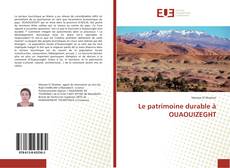 Borítókép a  Le patrimoine durable à OUAOUIZEGHT - hoz