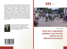 Droit de la régulation appliqué aux marchés publics et aux télécommunications kitap kapağı